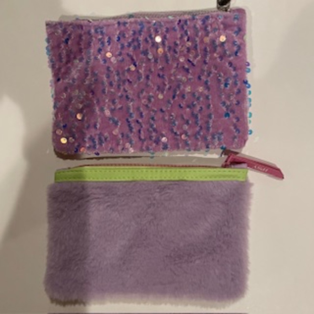 Fancy Purple Ipsy Makeup Bags x 2